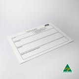 <p>What a great way to leave messages in the home or office. Combine this with a magnetic whiteboard marker/poly bagged to complete this great product.</p>
<p><strong>Please note you cannot print on the back. The imagery is to show two options of print on the front of the whiteboard.</strong><br />
Poly bagging add $0.25(G) per unit.<br />
Add a marker and clip to complete this great product for $0.45(G).<br />
Variable-data printing (VDP)<br />
(Also known as variable-information printing (VIP) or VI) is a form of digital printing, including on-demand printing, in which elements such as text, graphics and images may be changed from one printed piece to the next, without stopping or slowing down the printing process and using information from a database or external file.<br />
For example, a set of labels, each with the same basic layout, can be printed with a different name on each label. Variable data printing is mainly used for direct marketing, customer relationship management, advertising, invoicing and applying addressing on selfmailers, brochures or postcard campaigns.</p>
