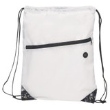 Tech Drawstring Bag - White