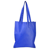 Shopping Tote Bag with V Gusset - Blue