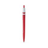 <p>A retractable ballpoint pen with a white barrel and coloured accents, utilizing colour as a fun design feature. Offering beautifully vibrant branding. Comes with black ink.</p>
