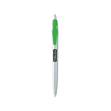 <p>A sleek silver plunge-action pen with vibrant colour accents that make your branding pop. Clean, classic, and easy to write with, it’s a smart way to brighten up any stationery collection. Supplied with black ink.</p>
