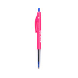 <p>Bic Clic is a great value promotional product. It’s a slim, retractable ballpoint pen with a break-resistant pocket clip. They are a range of marketing pens that offer a lot of features at an incredibly low price. It has a round barrel design and tungsten ball tip that provides a smooth and consistent writing experience. Ridges provided on the barrel improve writing control.</p>
