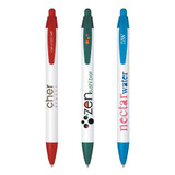 <p>The wide-profile design of this pen allows for a larger imprint area, enhancing the clarity of your branding. Make a bold statement with these classic stationary staples. Comes with blue ink.</p>
