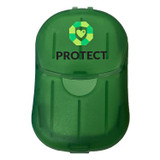 <p>The Soapies provide a simple and effective way to stay clean wherever you are. These colourful capsules contain thin sheets of soap that activate with running water, ensuring strong sanitation and a fresh feeling no matter the location.</p>
<p>15 paper soaps in each container.</p>
