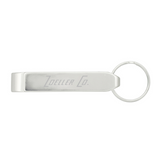 <p>The Double Stout Bottle Opener is an aluminium metal bottle opener and can tab keychain, offering a durable and functional design. For long-lasting branding, laser engraving is the preferred method, as printed logos may fade over time.</p>
