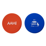 <p>Our strong, durable silicone frisbee is an excellent choice for clients looking to get active, indoors or outdoors. Built to last, it won’t snap or shatter like traditional frisbees. Available in three vibrant colours, this frisbee offers a generous branding area that’s sure to catch the eye. Reach out today and make your brand part of the fun!</p>
<p>Packaging: Bulk packed 100 pieces per poly bag</p>
