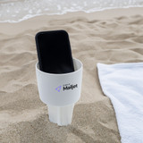<p>The Sand Spike is your beachside essential! Simply stick it in the sand and keep your phone, drink, or other essentials clean and within reach. It’s a fun, practical way to enjoy a stress-free day in the sun while giving your brand a unique edge.</p>
