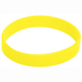Branded Silicone Wristband - Yellow-1