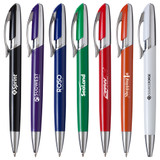 <p>The Havana Pen features a push-action coloured aluminium barrel with chrome silver trim, delivering a sleek and contemporary look. It’s fitted with a high-quality black German ink refill, ensuring a smooth and reliable writing experience.</p>
