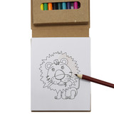 <p>The Crafty Colouring Notepad Set is a compact cardboard notepad paired with a coloured pencil set. It features 12 pages of fun colouring templates and 40 blank pages, giving plenty of space for creativity to run wild.</p>
<p>Comes with 12 pencils.</p>
