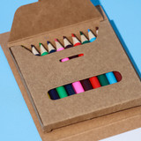 <p>The Crafty Colouring Notepad Set is a compact cardboard notepad paired with a coloured pencil set. It features 12 pages of fun colouring templates and 40 blank pages, giving plenty of space for creativity to run wild.</p>
<p>Comes with 12 pencils.</p>

