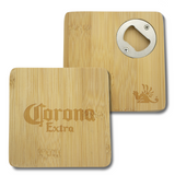 <p>More than just a coaster – this bamboo essential pulls double duty with a hidden bottle opener underneath. It keeps your tabletops safe while making sure the drinks keep flowing. Sleek, sturdy, and sustainably made, it’s a clever addition to any home bar or gathering.</p>

