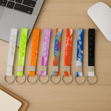 <p>Combining fun and functionality, this silicone popper keychain is a must-have accessory. Made from high-grade silicone, it features eight irresistible popper bubbles for stress relief and entertainment on the go. The durable metal split ring ensures secure attachment to keys, bags, or lanyards, making it a practical and playful addition to your everyday essentials. One size fits most, offering a convenient and enjoyable way to keep your hands busy wherever you are.</p>
<p><strong>*White Print Not Recommended*</strong></p>
