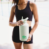 <p>Introducing the Byron 1.8L Insulated Drink Bottle – your stylish, on the go hydration solution. Its sleek, powder coated finish and convenient carry handle make staying refreshed easy. Crafted from premium 304 stainless steel, the double-walled vacuum seal keeps beverages at the perfect temperature. Say goodbye to single use plastics with the included stainless steel straw and enjoy the durability of the high quality seal tube. A metal straw cleaner is also included.</p>
