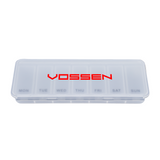 <p>Stay organised with this handy plastic pill box! With a simple weekly distribution, it makes managing your medications a breeze. Keep everything in check and never miss a dose again!</p>
