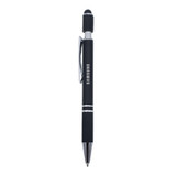 <p>Stay productive and stress free with the Nicklin Spinner Pen! This sleek push action metal pen doubles as a calming tool, featuring a silicone stylus tip for digital convenience and a discreet spinner at the top to ease stress and anxiety. Perfect for work, study, or on the go moments!</p>
