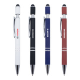 <p>Stay productive and stress free with the Nicklin Spinner Pen! This sleek push action metal pen doubles as a calming tool, featuring a silicone stylus tip for digital convenience and a discreet spinner at the top to ease stress and anxiety. Perfect for work, study, or on the go moments!</p>
