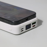 <p>Stay powered on the go with this compact yet powerful 5000mAh power bank. This powerbank is lightweight and easy to carry wherever you need it.</p>
<ul>
<li><strong>High-Speed Charging:</strong> Equipped with multiple output options, including USB and Type-C ports, delivering up to 12V/1.65A for fast, efficient charging.</li>
<li><strong>Wireless Charging:</strong> Enjoy hassle-free 15W wireless charging for your compatible devices.</li>
<li><strong>Versatile Inputs:</strong> Recharge the power bank itself via Type-C, Lightning, or Micro-USB with inputs of up to 12V/1.5A.</li>
<li><strong>LED Display:</strong> Stay informed with a sleek LED display that shows power levels at a glance.</li>
<li><strong>Multi-Device Charging:</strong> Charge multiple devices simultaneously, making it ideal for busy days or travel.</li>
</ul>
