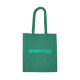 <p>An eco-friendly pop of colour! The Recycled Tote bag boasts a blend of 50% cotton and 50% recycled material. Stay on brand and eco-conscious while on the go.</p>
<p>Dying process is done using AZo free dyes and water used in the process is treated through an Effluent Treatment Plant (ETP).</p>
<p class="x_MsoNormal"><b>Please note:</b></p>
<p class="x_MsoNormal"><b>A standard digital transfer CMYK cannot be exactly PMS matched. To convert artwork colours from CMYK to PMS is $40.00 nett per colour.</b></p>
<p><b>Sizing may vary slightly between batches.</b></p>
<p><strong>We don&#8217;t recommend white print on the black bag*</strong></p>
<p class="x_MsoNormal"><strong>For digital transfer printing, please ensure art and colours are at full opacity.</strong></p>
<p class="x_MsoNormal">Please note fibres on the darker colour bags do show through the screen print option! If you are concerned, please go with the Digital Transfer option. Contact your CS rep for examples.</p>
