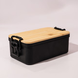 <p>The Double Stack RPP Lunch Box with Bamboo Lid packs more into your lunch break; literally. Made with recycled polypropylene, it features a removable second container that lets you stack it up or keep things separate. The bamboo lid houses a neatly slotted knife, fork, and spoon, so you’re always ready to dig in. Simple, smart, and designed to fit more of what you love.</p>
