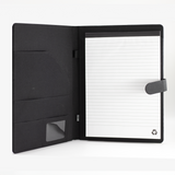 <p>The Original RPET Portfolio brings a tidy, eco-leaning feel to meetings, planning sessions and daily carry. Made from recycled paper and 600D RPET with a magnetic closure, it opens to a roomy layout designed for notes, loose papers and the included 20-page pad (lined on one side, approx. A4). A clean, dependable option for anyone wanting to add a quick touch of professionalism to their day-to-day.</p>
