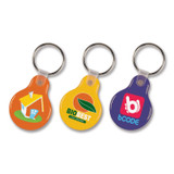 Flexi Resin Key Ring - Round 