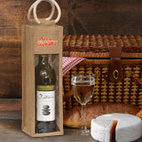 Serena Jute Wine Carrier
