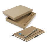 Kraft Notebook and Pen Gift Set