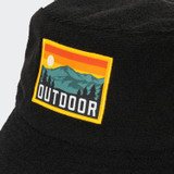 Terry Towelling Bucket Hat with Full Colour Patch
