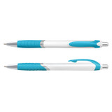 Jet Pen -  White Barrel - Indent Sea