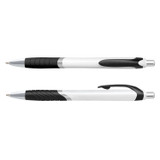 Jet Pen -  White Barrel - Indent Sea