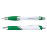 Borg Pen - White Barrel - Indent Sea