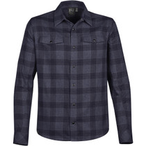 Men's Logan Snap Front Shirt - Navy Plaid