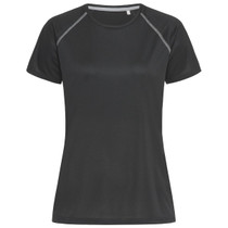 Women's Active Team Raglan - Black Opal