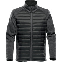 Men's Narvik Hybrid Jacket - Black,Dolphin Heather
