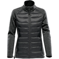 Women's Narvik Hybrid Jacket - Black,Dolphin Heather