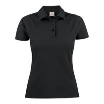 Surf Women's Cotton Polo - Black