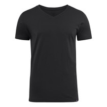 American V Men's V Neck Tee - Black