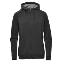 Women's Dockyard Performance Full Zip Hoody - Black