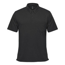 Men's Dockyard Performance Short Sleeve Polo - Black