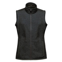 Women's Avalante Full Zip Fleece Vest - Black Heather