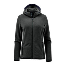 Women's Novarra Full Zip Hoody - Carbon Stripe