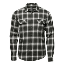 Men's Chesapeake L/S Shirt - Black,White Plaid