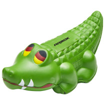 <p>The Crocodile Shaped Stress Reliever is here for those moments when you’re feeling a little snappy. Give it a squeeze instead of someone else and keep your branding right where it belongs.</p>
<p>Minor print quirks may appear, but just like a real Croc, it’s still a standout.</p>
