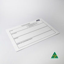 <p>What a great way to leave messages in the home or office. Combine this with a magnetic whiteboard marker/poly bagged to complete this great product.</p>
<p><strong>Please note you cannot print on the back. The imagery is to show two options of print on the front of the whiteboard.</strong><br />
Poly bagging add $0.25(G) per unit.<br />
Add a marker and clip to complete this great product for $0.45(G).<br />
Variable-data printing (VDP)<br />
(Also known as variable-information printing (VIP) or VI) is a form of digital printing, including on-demand printing, in which elements such as text, graphics and images may be changed from one printed piece to the next, without stopping or slowing down the printing process and using information from a database or external file.<br />
For example, a set of labels, each with the same basic layout, can be printed with a different name on each label. Variable data printing is mainly used for direct marketing, customer relationship management, advertising, invoicing and applying addressing on selfmailers, brochures or postcard campaigns.</p>
