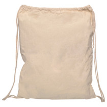 Calico Drawstring Bag - Natural-1