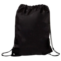 Gym Drawstring Bag - Black