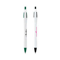 <p>A perfect representation of a popular, contoured design. With a secured body, the pen guarantees comfort and minimal separation, rendering it the optimum tool for the bustle of work life. Comes with black ink.</p>
