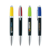 <p>This twist-action pen brings a pop of colour with a clean, polished finish. A reliable choice for everyday use, it’s a smart way to keep your branding in hand and in sight. Supplied with black ink.</p>
