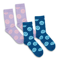 Pixel Knitted Bamboo Crew Socks - Set of 2 - Indent Air